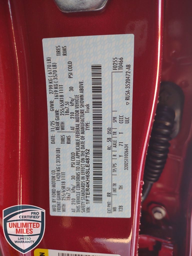 2025 Ford Ranger Lariat