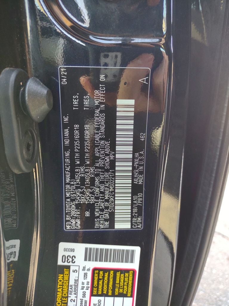 2021 Toyota Sienna Limited 7 Passenger