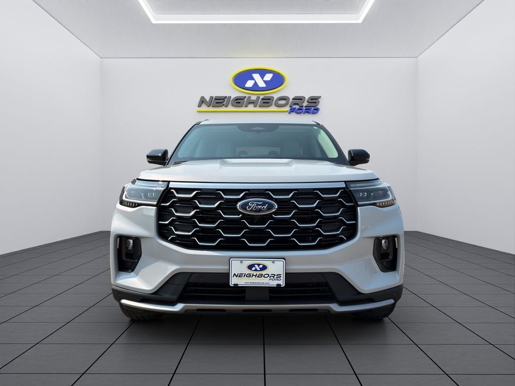 Used 2025 Ford Explorer Platinum with VIN 1FMWK8HC6SGC67506 for sale in Thief River Falls, Minnesota